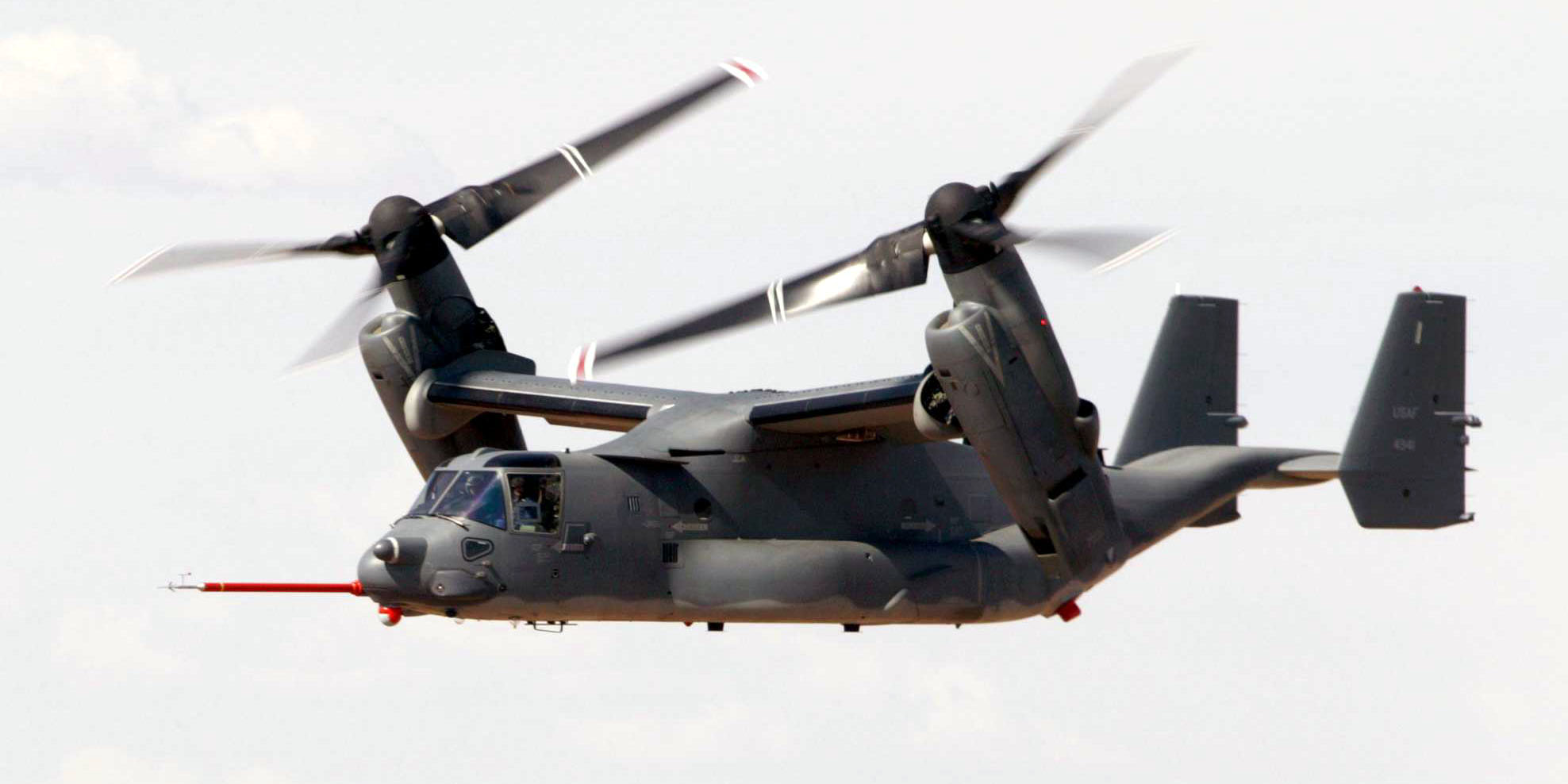 Osprey V-22B en camino a Israel